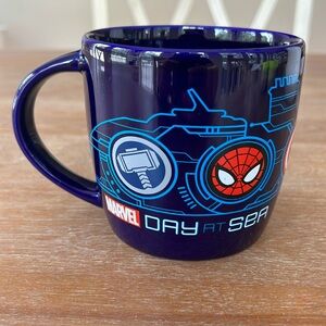 2018 Disney Cruise Line "Marvel Day at Sea" Mug, Navy Blue